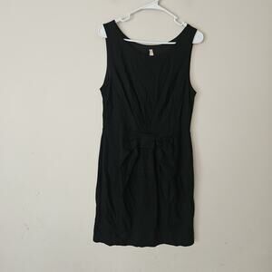 Bailey 44 Womens Stretch Knit V-Neck Sleeveless Dress Black Size Large
